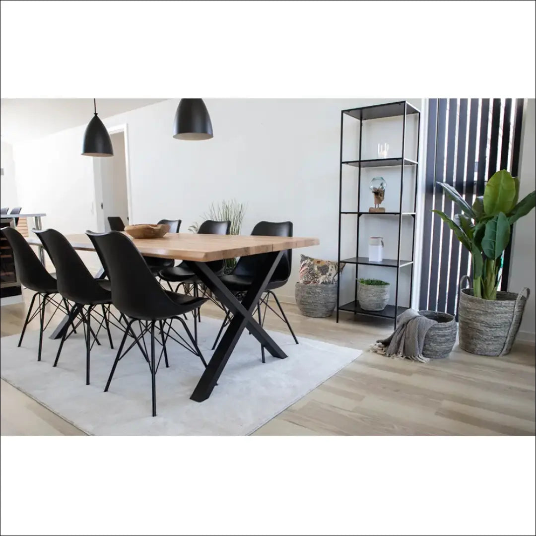 Valgomojo kėdė PU oda juoda juodos kojelės RD001 - €60 Save 10% Dining chairs, Juoda, nordic, under-25, uzsakomi €50