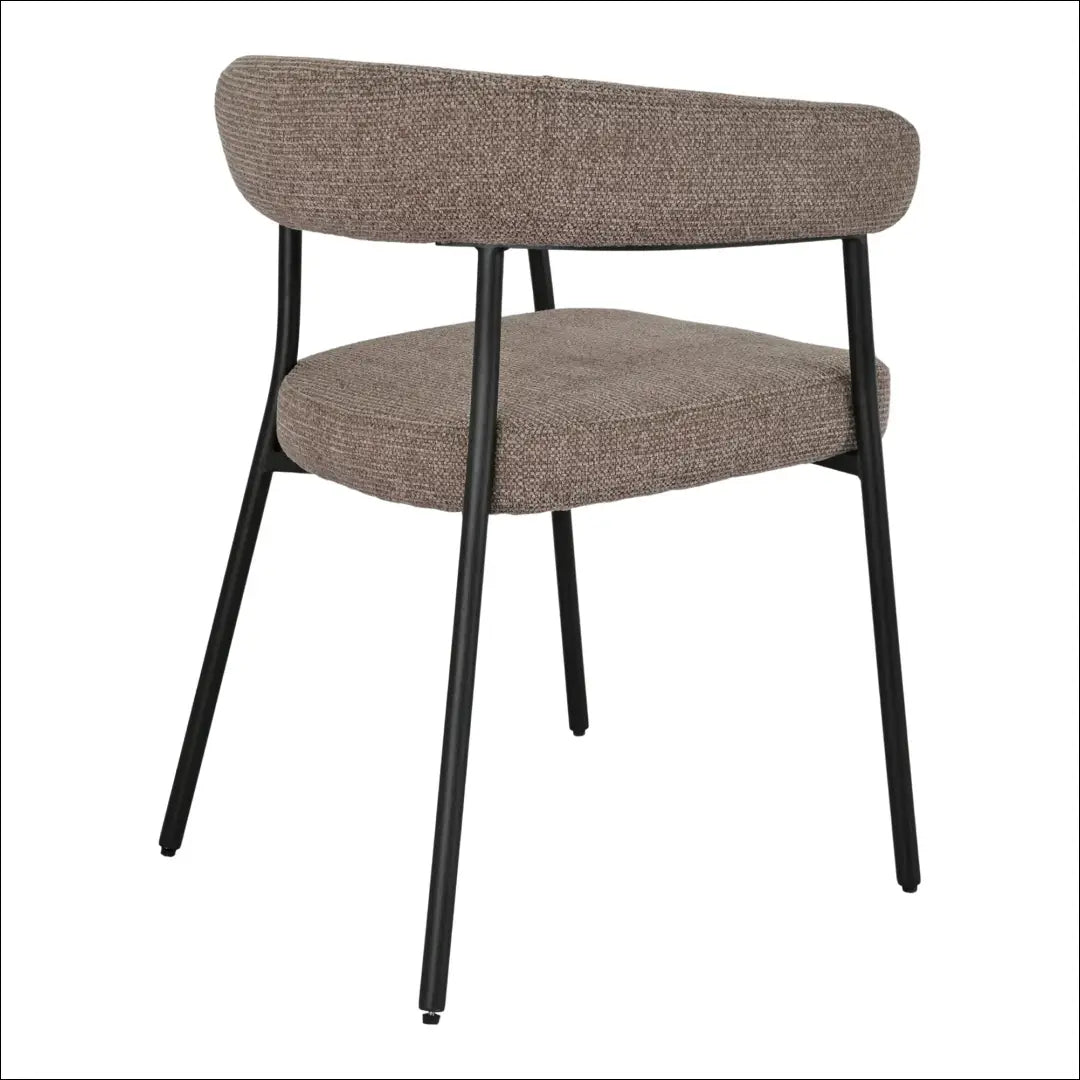 Valgomojo kėdė ruda juodos kojos RD070 - €145 Save 15% 100-200, Dining chairs, nordic, Ruda, uzsakomi €100 to €200