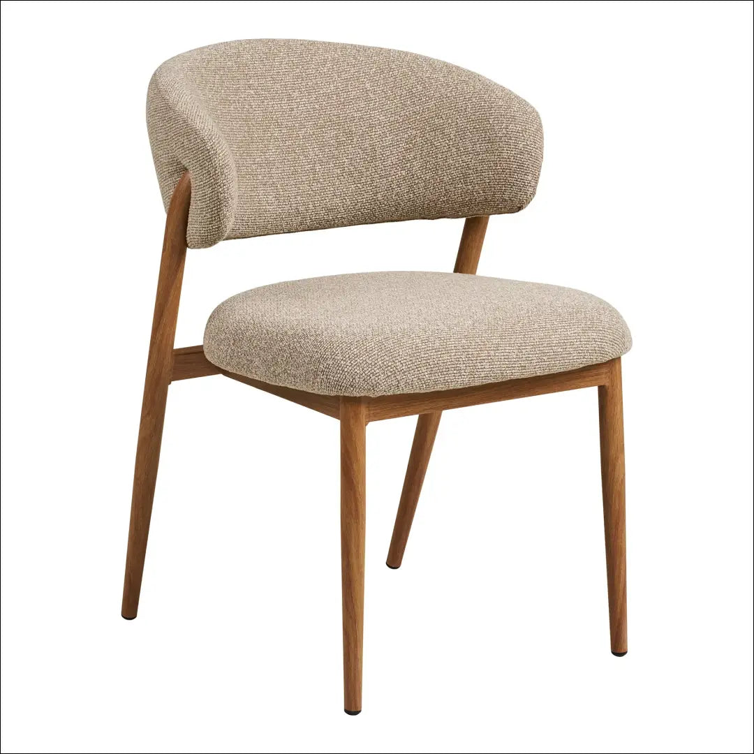 Valgomojo kėdė smėlio spalvos medžio imitacijos kojelės natūrali RD089 - €145 Save 15% 100-200, Dining chairs, nordic,