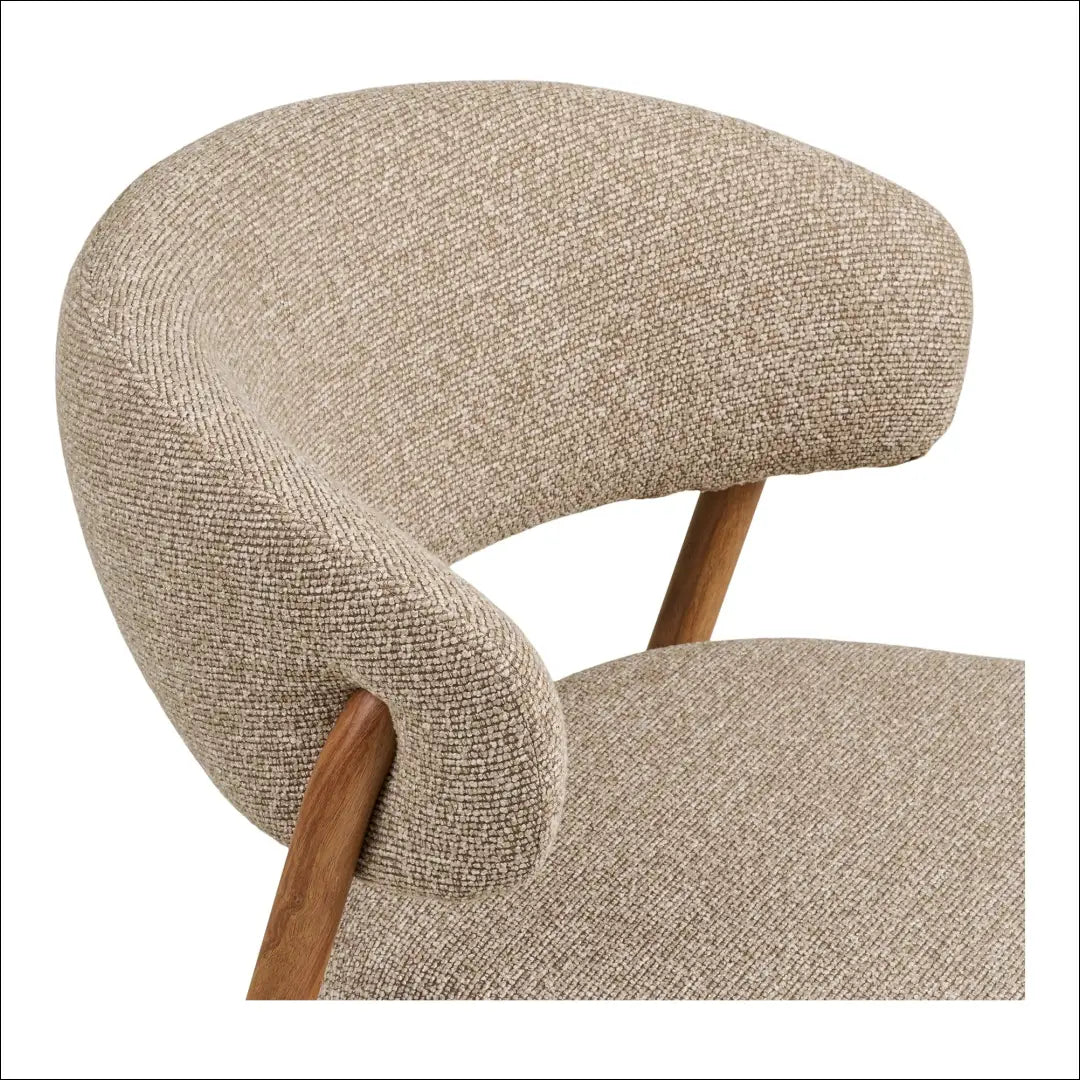 Valgomojo kėdė smėlio spalvos medžio imitacijos kojelės natūrali RD089 - €145 Save 15% 100-200, Dining chairs, nordic,