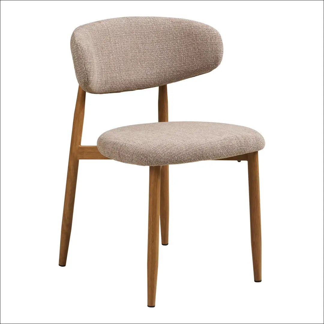 Valgomojo kėdė smėlio spalvos medžio imitacijos kojos ąžuolo RD085 - €133 Save 15% 100-200, Dining chairs, nordic,