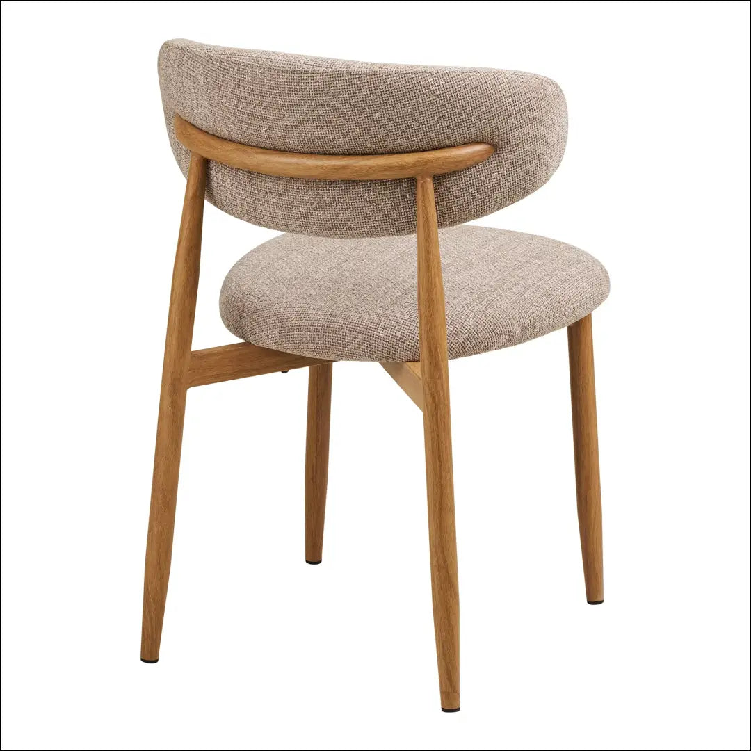 Valgomojo kėdė smėlio spalvos medžio imitacijos kojos ąžuolo RD085 - €133 Save 15% 100-200, Dining chairs, nordic,
