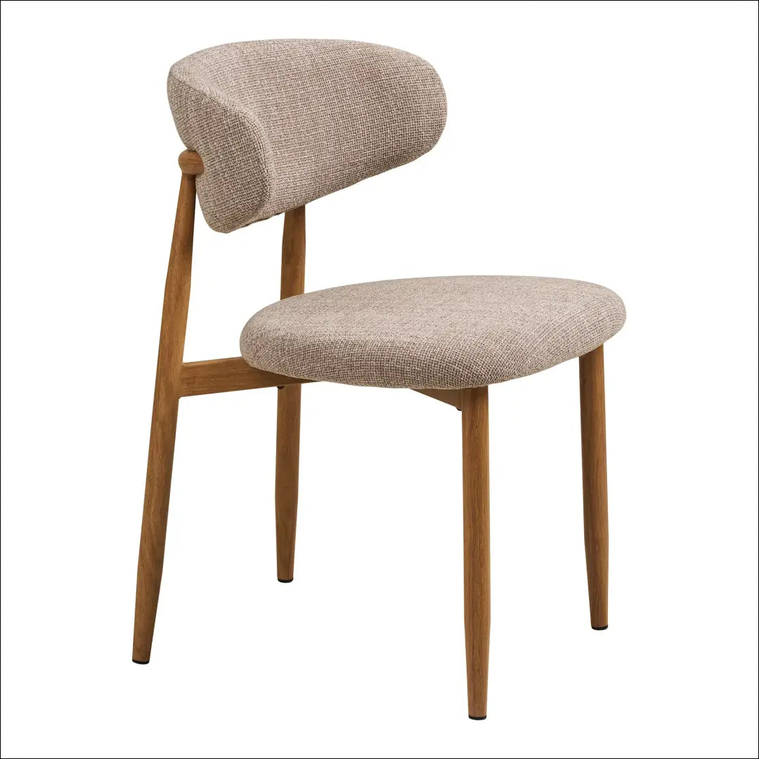 Valgomojo kėdė smėlio spalvos medžio imitacijos kojos ąžuolo RD085 - €133 Save 15% 100-200, Dining chairs, nordic,