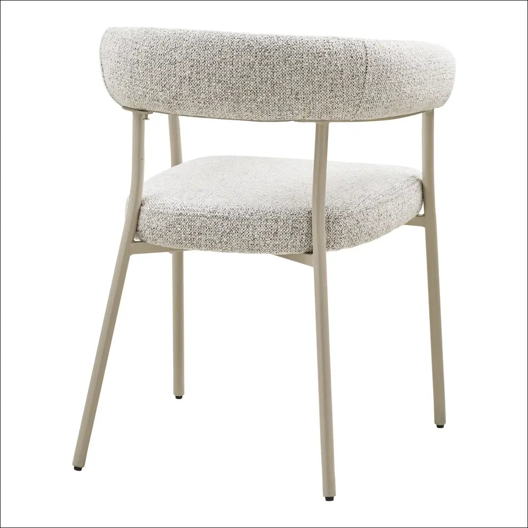 Valgomojo kėdė smėlio spalvos pilkos kojos RD069 - €145 Save 15% 100-200, Dining chairs, nordic, Smėlio, uzsakomi €100