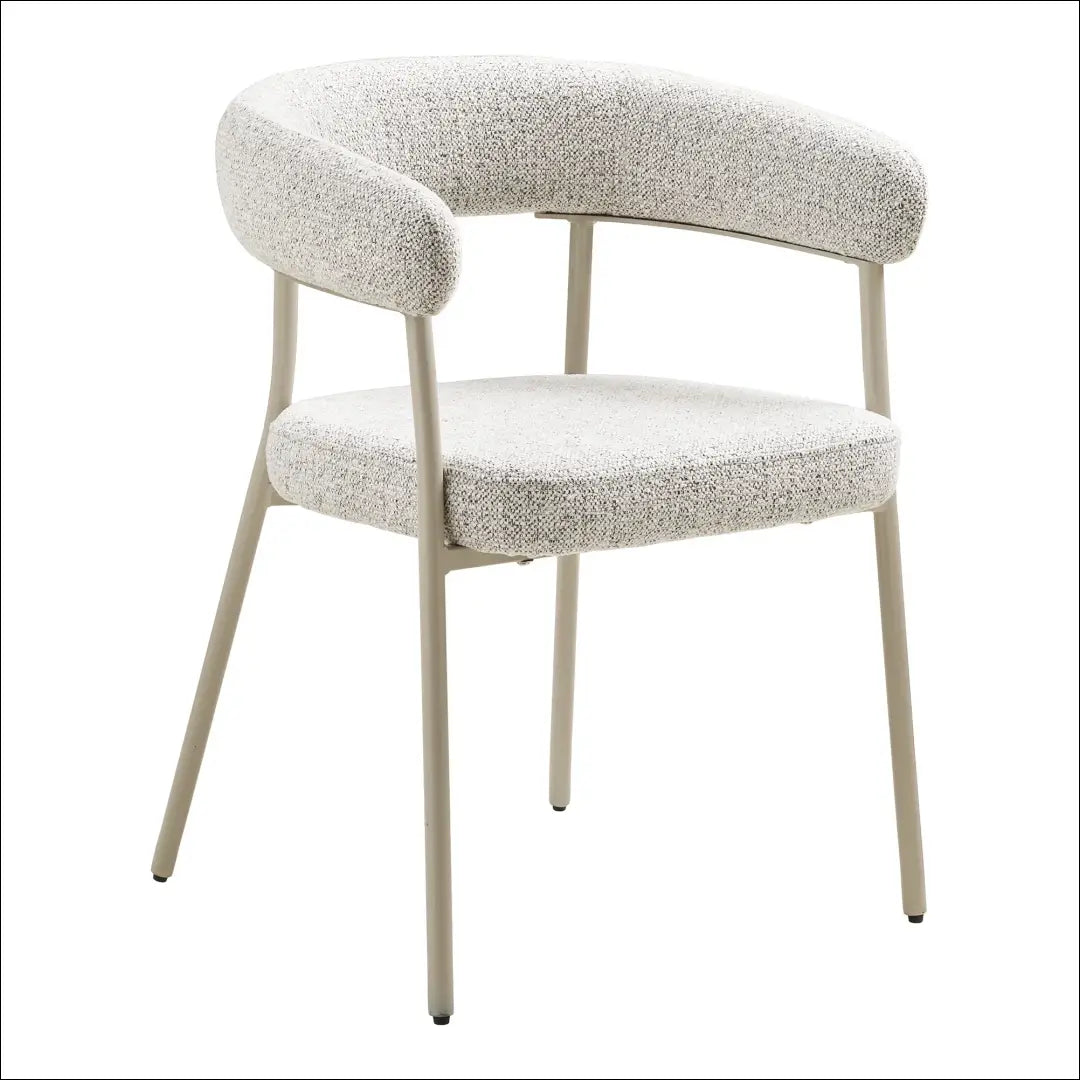 Valgomojo kėdė smėlio spalvos pilkos kojos RD069 - €145 Save 15% 100-200, Dining chairs, nordic, Smėlio, uzsakomi €100