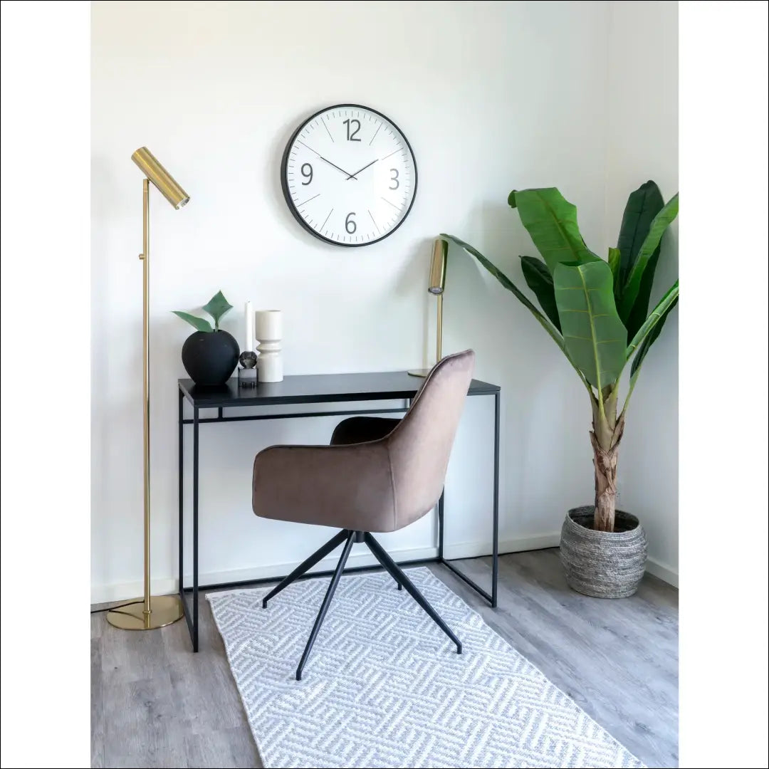 Valgomojo kėdė su pasukama rankena aksomas grybo formos juodos kojelės RD022 - €160 Save 15% 100-200,