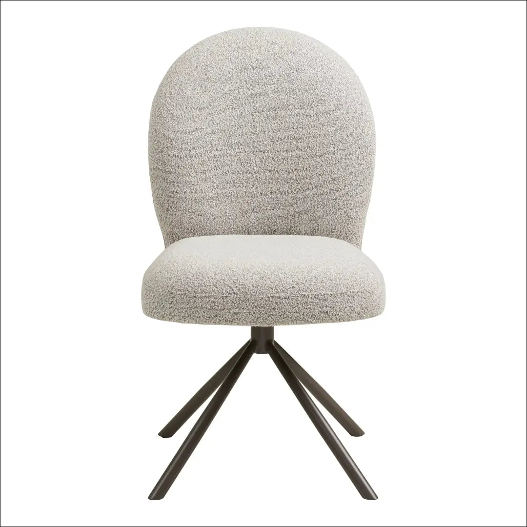 Valgomojo kėdė su pasukama rankena buklė smėlio spalvos pilkos kojelės RD075 - €145 Save 15% 100-200, Dining chairs,