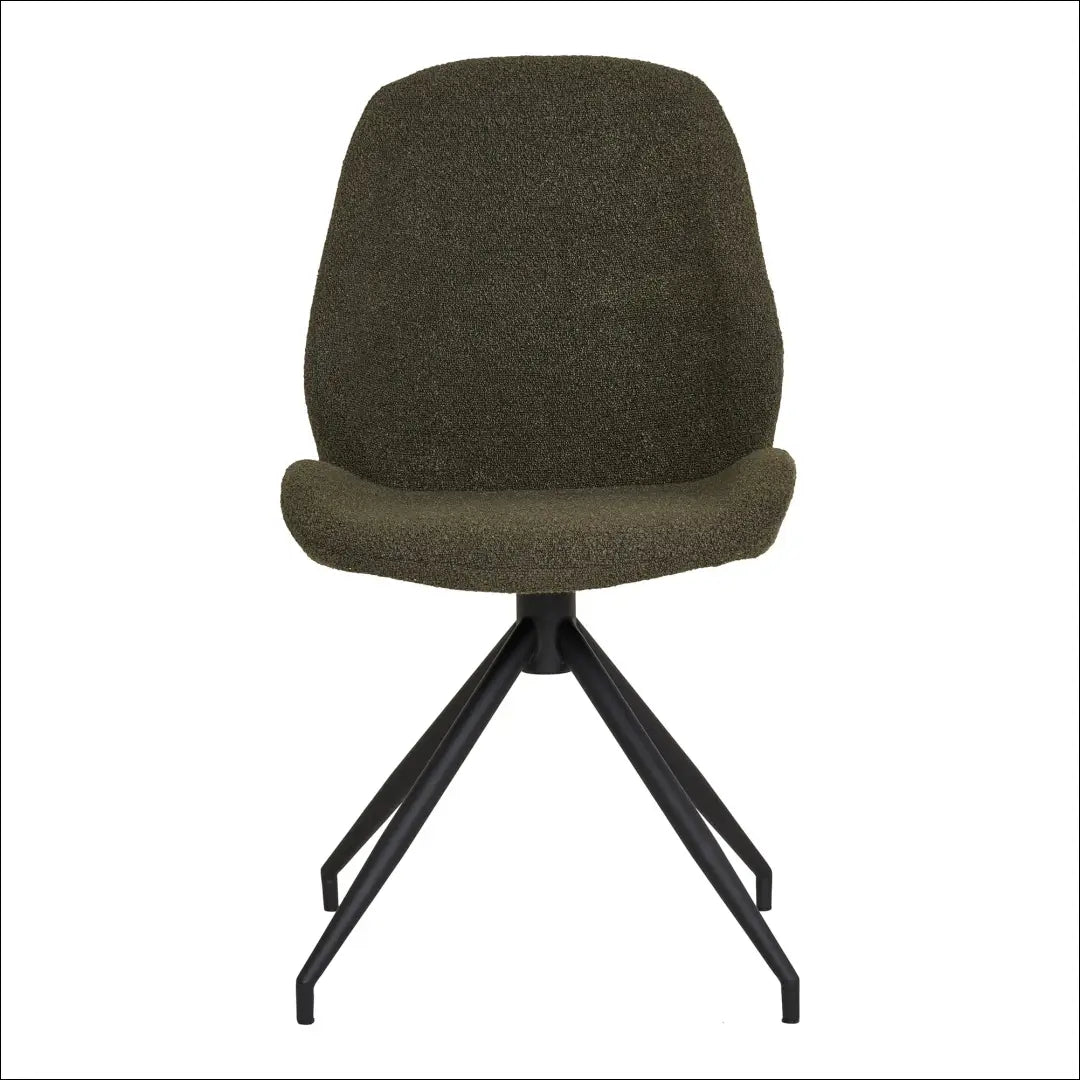 Valgomojo kėdė su pasukama rankena buklė žalia juodos kojelės RD059 - €160 Save 15% 100-200, Dining chairs, nordic,