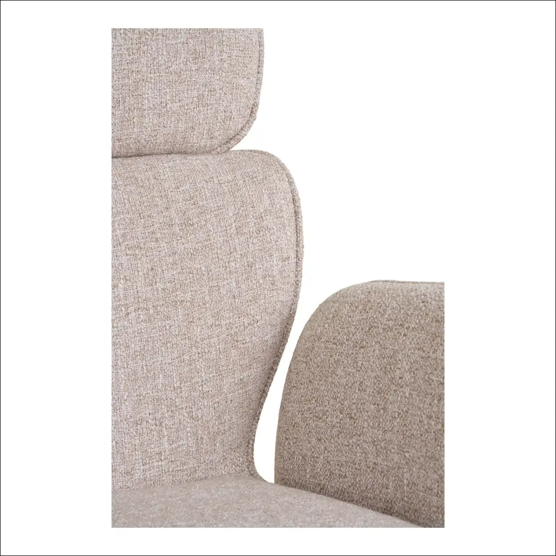 Valgomojo kėdė su pasukama rankena smėlio spalvos juodos kojelės RD068 - €160 Save 15% 100-200, Dining chairs, nordic,