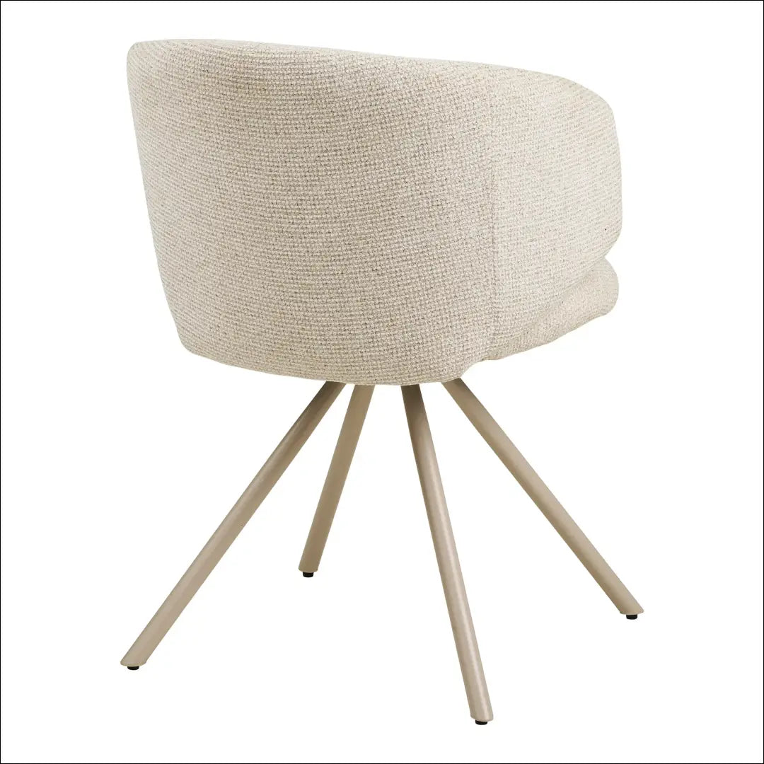 Valgomojo kėdė su pasukama rankena smėlio spalvos kojelės RD077 - €138 Save 15% 100-200, Dining chairs, nordic, Smėlio,