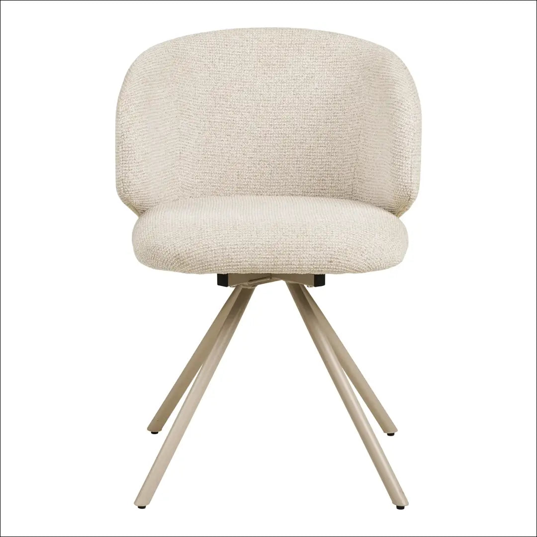 Valgomojo kėdė su pasukama rankena smėlio spalvos kojelės RD077 - €138 Save 15% 100-200, Dining chairs, nordic, Smėlio,
