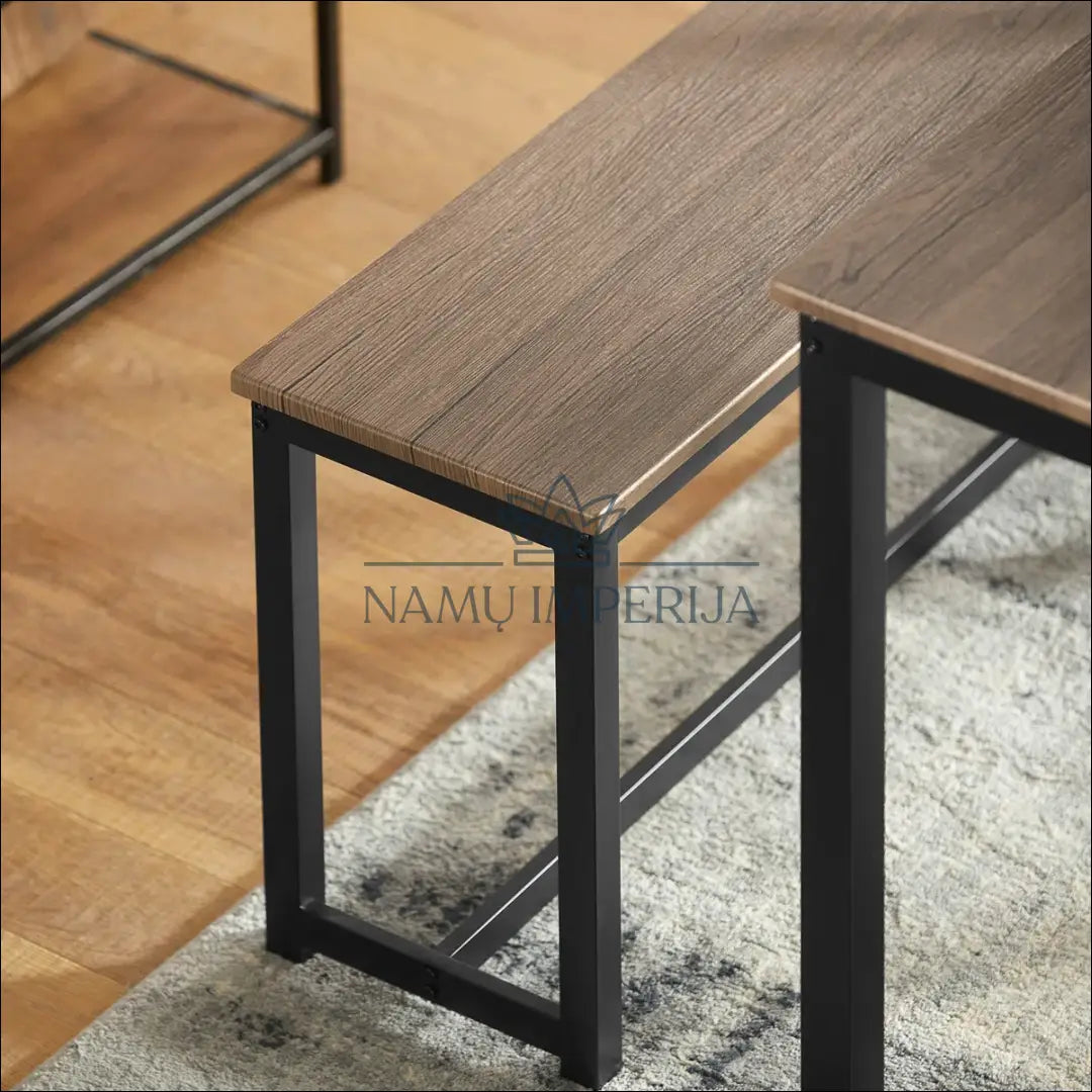 Valgomojo komplektas VI1066 - €106 Save 50% 100-200, __label:Pristatymas 1-2 d.d., color-juoda, color-ruda,