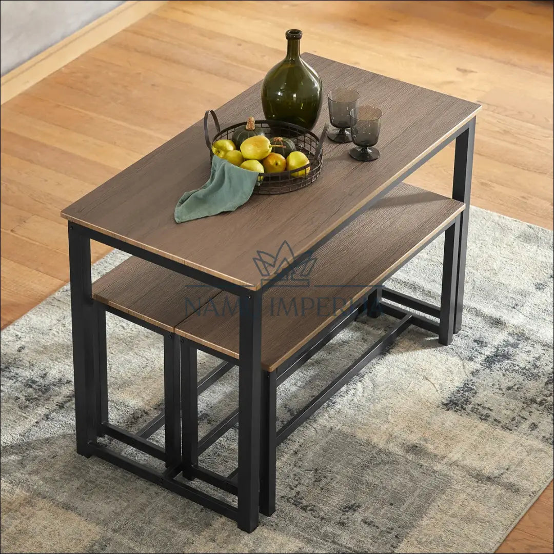 Valgomojo komplektas VI1066 - €106 Save 50% 100-200, __label:Pristatymas 1-2 d.d., color-juoda, color-ruda,