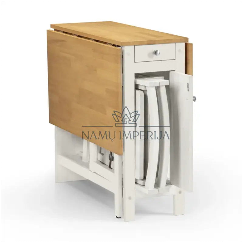 Valgomojo komplektas VI826 - €102 Save 70% 100-200, __label:Pristatymas 1-2 d.d., color-balta, color-ruda,