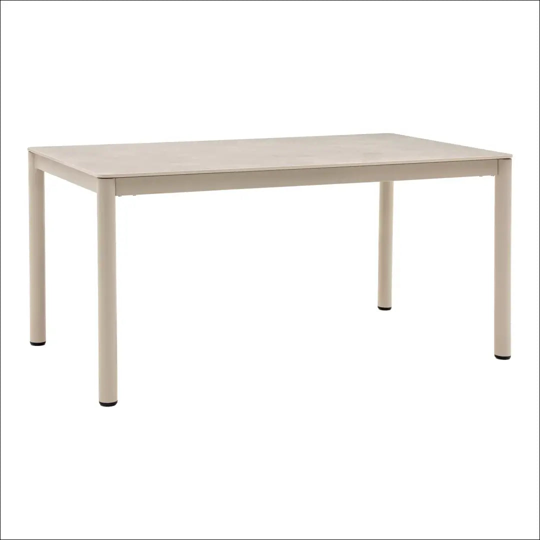 Valgomojo stalas aliuminis/keramika smėlio spalvos 90x160x74 cm RD1106 - €390 Save 15% Dining tables, nordic, over-200,