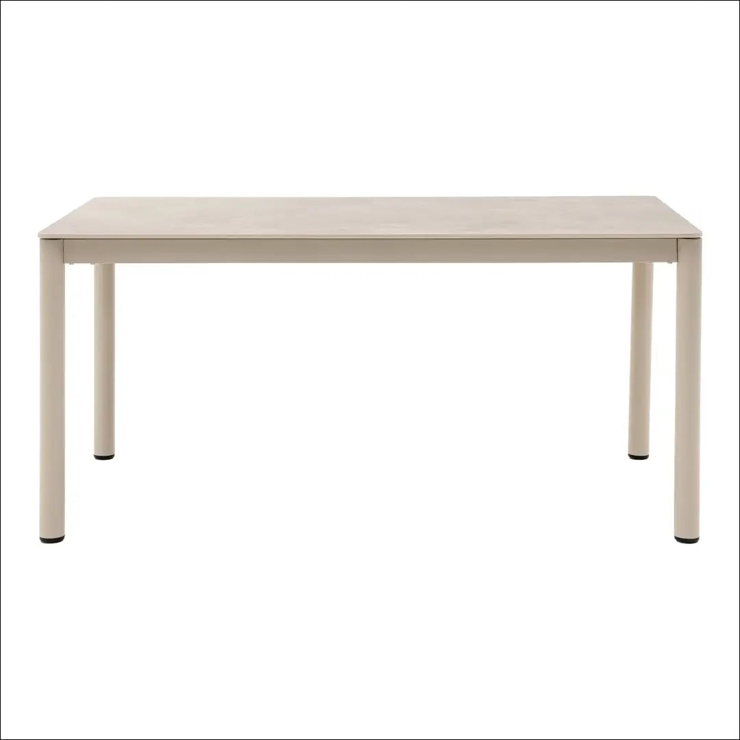 Valgomojo stalas aliuminis/keramika smėlio spalvos 90x160x74 cm RD1106 - €390 Save 15% Dining tables, nordic, over-200,