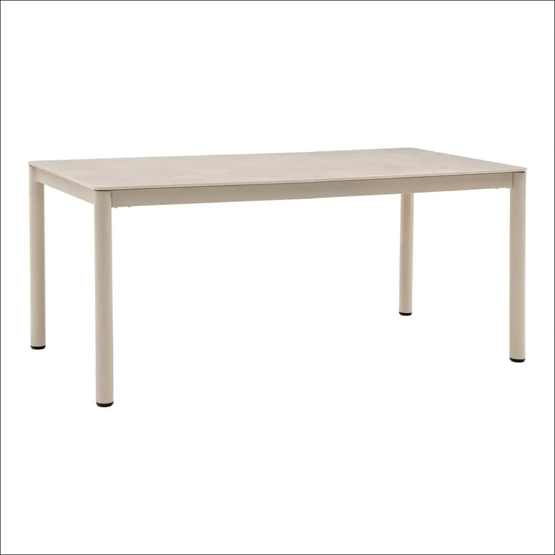 Valgomojo stalas aliuminis/keramika smėlio spalvos 90x200x74 cm RD1107 - €486 Save 15% Dining tables, nordic, over-200,