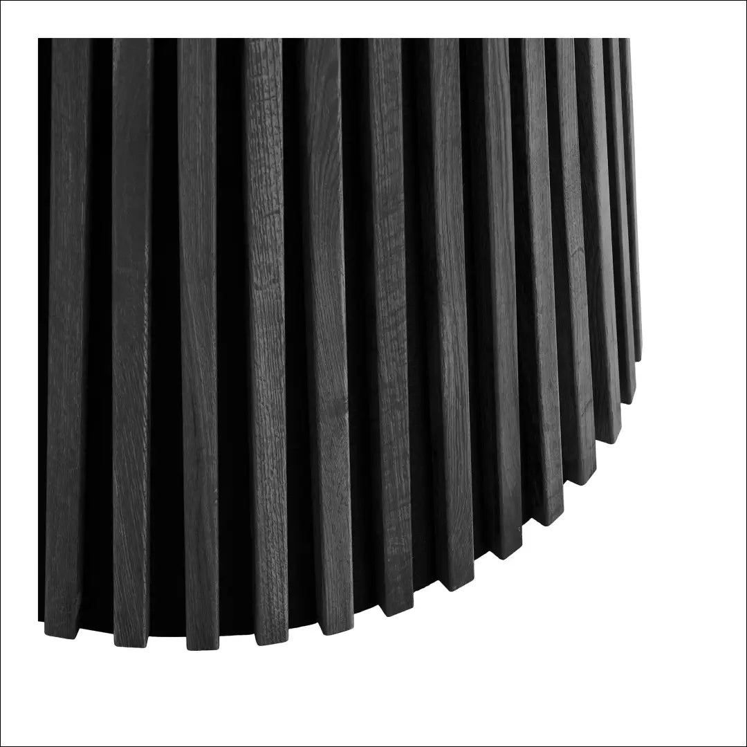 Valgomojo stalas ąžuolo fanera juodas ø120x75 cm RD436 - €666 Save 15% __label:Pristatymas 5-14 d.d., Dining tables,