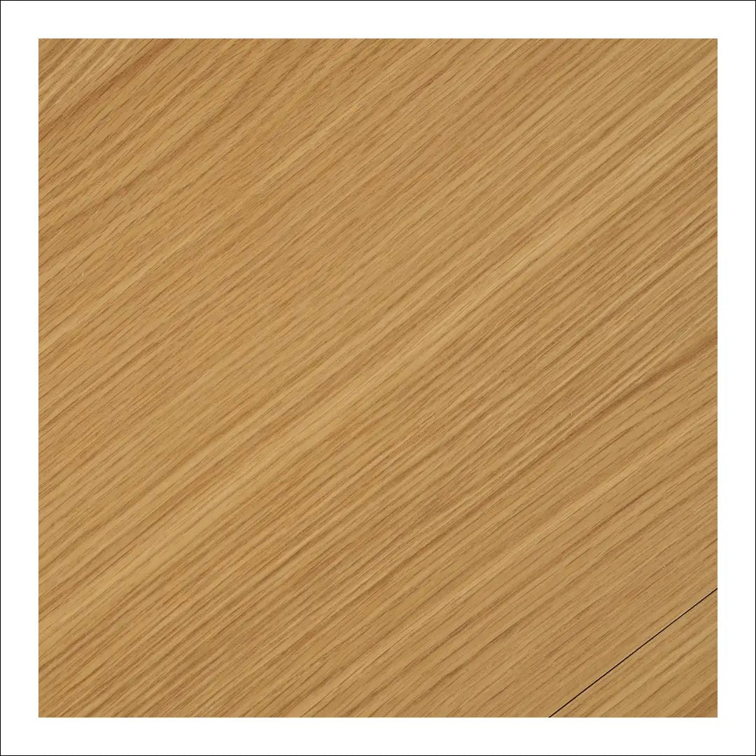 Valgomojo stalas ąžuolo fanera natūralus su dviem prailginimo plokštelėmis ø120x120-170-220x75 cm RD418 - €714 Save 15%