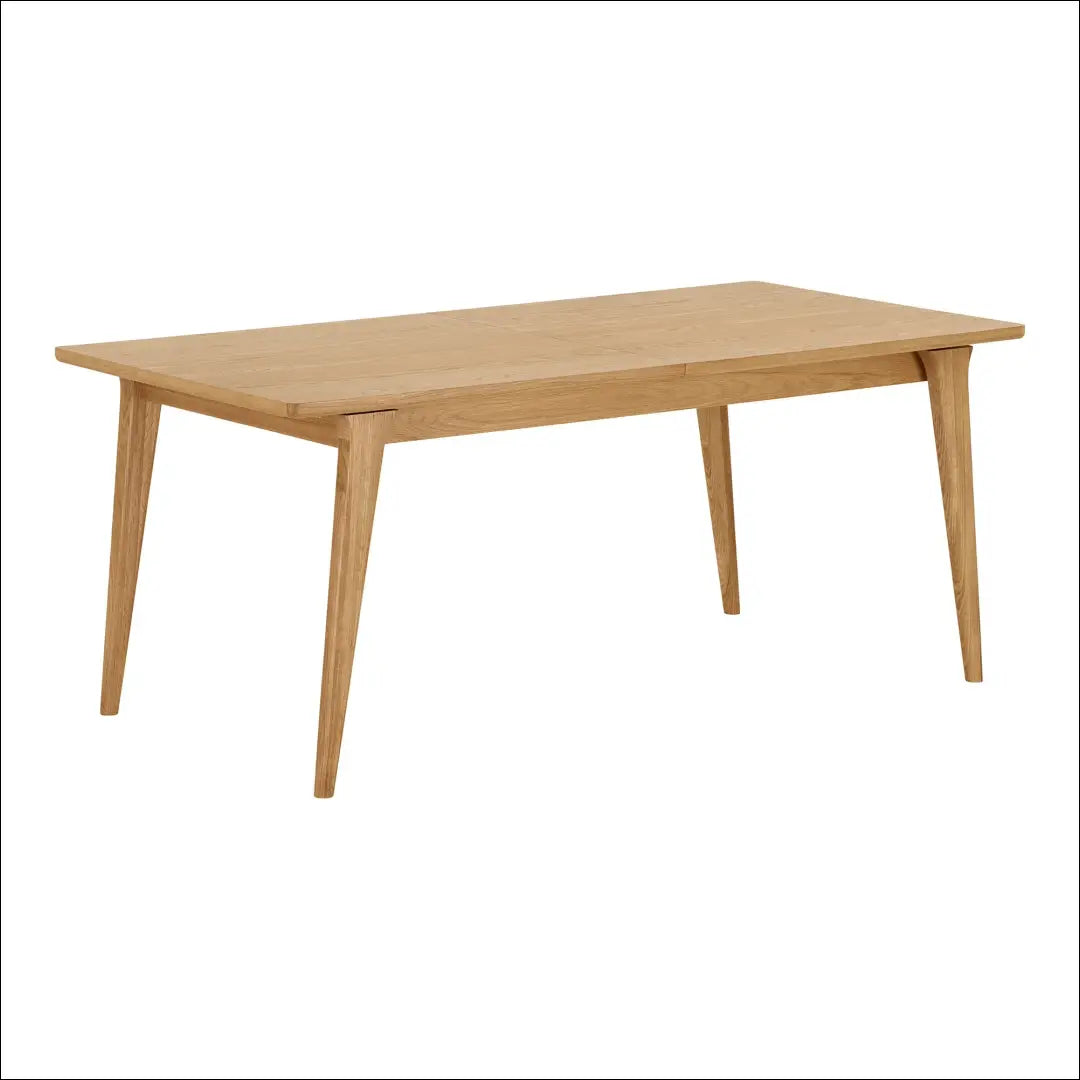 Valgomojo stalas ąžuolo fanera natūralus su vienu prailginimu 90x180-230x75 cm RD420 - €1,266 Save 15%
