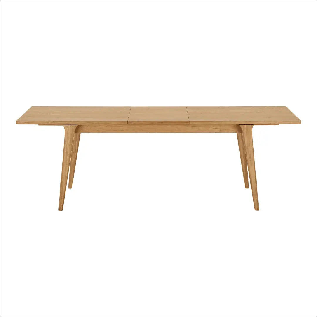 Valgomojo stalas ąžuolo fanera natūralus su vienu prailginimu 90x180-230x75 cm RD420 - €1,266 Save 15%
