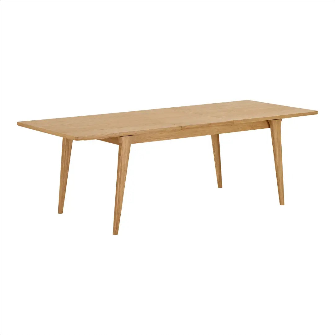Valgomojo stalas ąžuolo fanera natūralus su vienu prailginimu 90x180-230x75 cm RD420 - €1,266 Save 15%