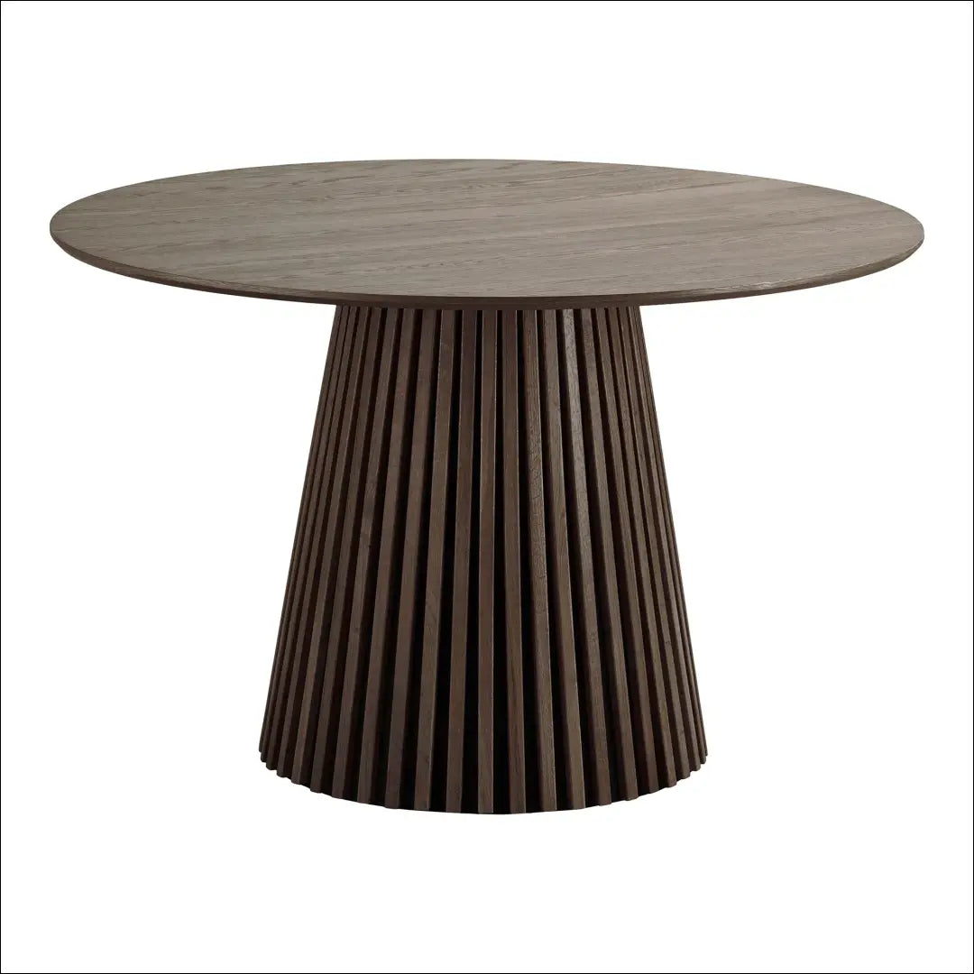 Valgomojo stalas ąžuolo fanera rūkytas ø120x75 cm RD435 - €666 Save 15% __label:Pristatymas 5-14 d.d., Dining tables,