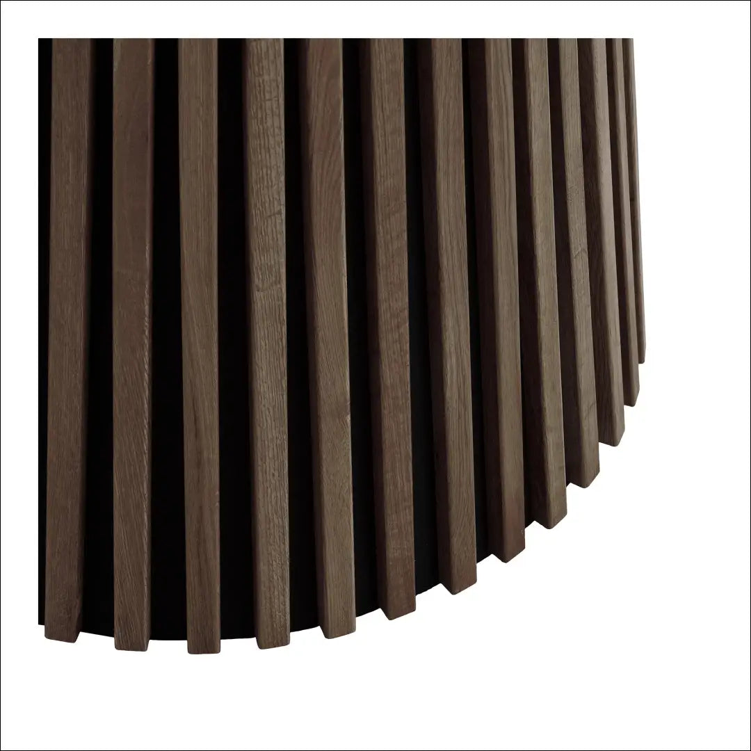 Valgomojo stalas ąžuolo fanera rūkytas ø120x75 cm RD435 - €666 Save 15% __label:Pristatymas 5-14 d.d., Dining tables,