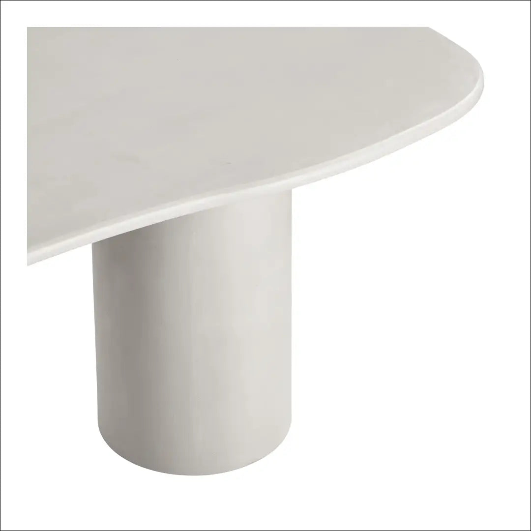 Valgomojo stalas cemento imitacijos smėlio spalvos 96x240x76 cm RD438 - €958 Save 15% __label:Pristatymas 5-14 d.d.,