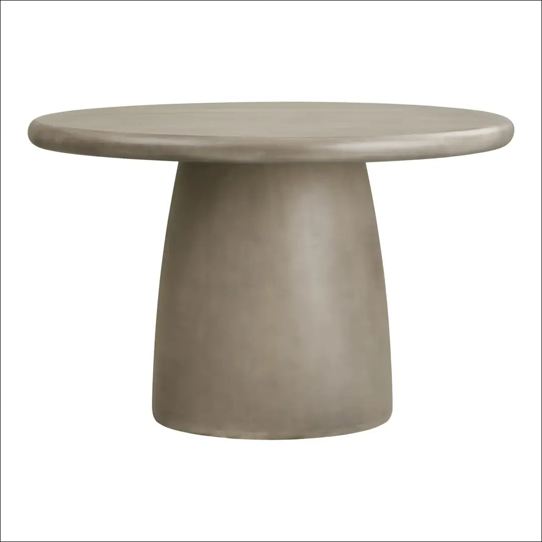 Valgomojo stalas fibrolito imitacija pilkas ø120x75 cm RD1105 - €535 Save 15% Dining tables, nordic, over-200, Pilka,