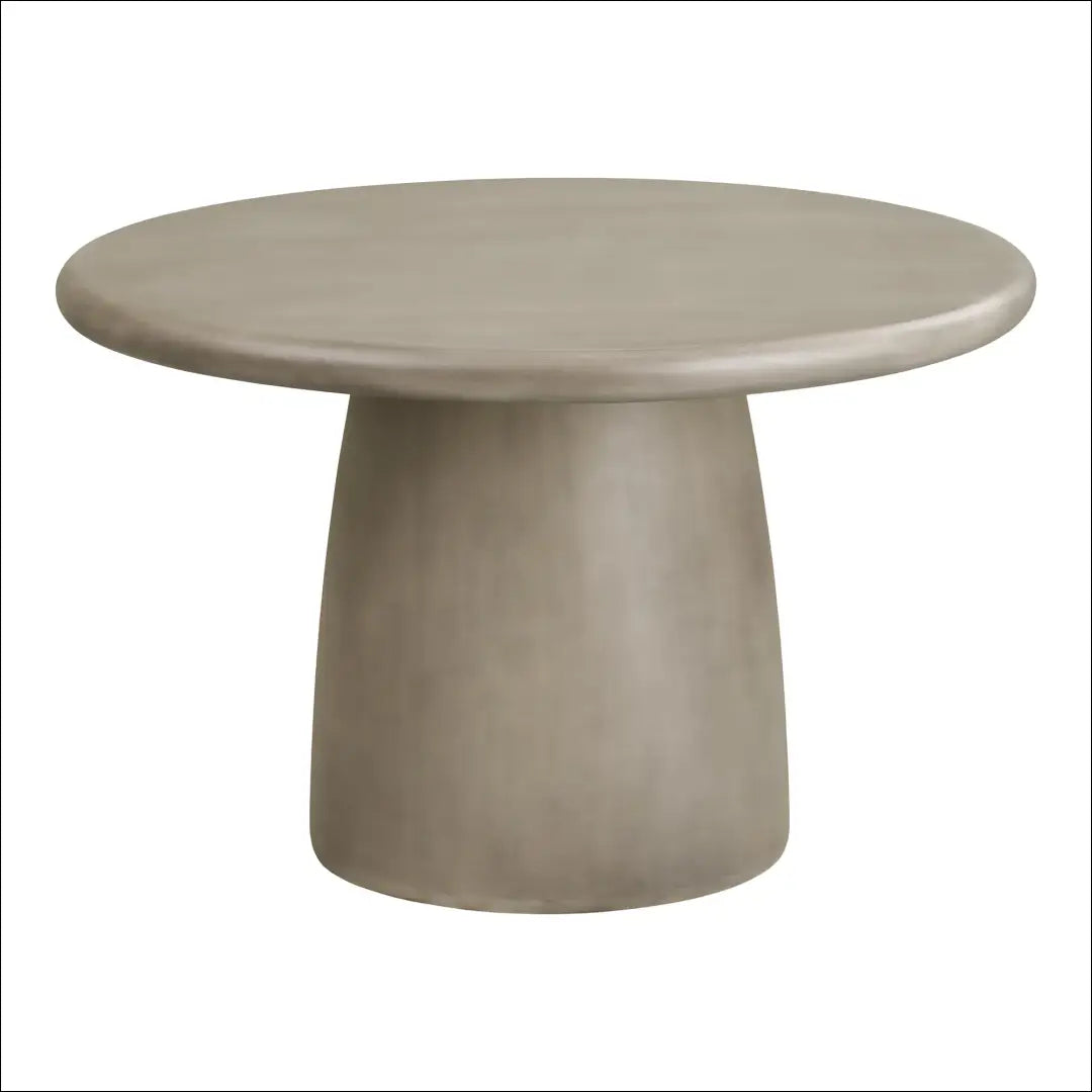 Valgomojo stalas fibrolito imitacija pilkas ø120x75 cm RD1105 - €535 Save 15% Dining tables, nordic, over-200, Pilka,