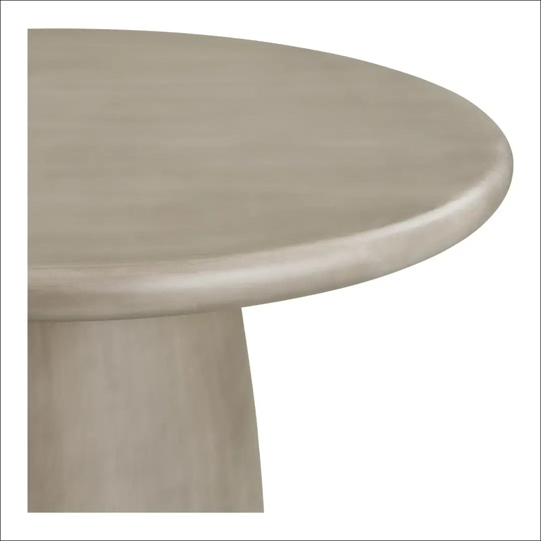 Valgomojo stalas fibrolito imitacija pilkas ø120x75 cm RD1105 - €535 Save 15% __label:Pristatymas 5-14 d.d., Dining
