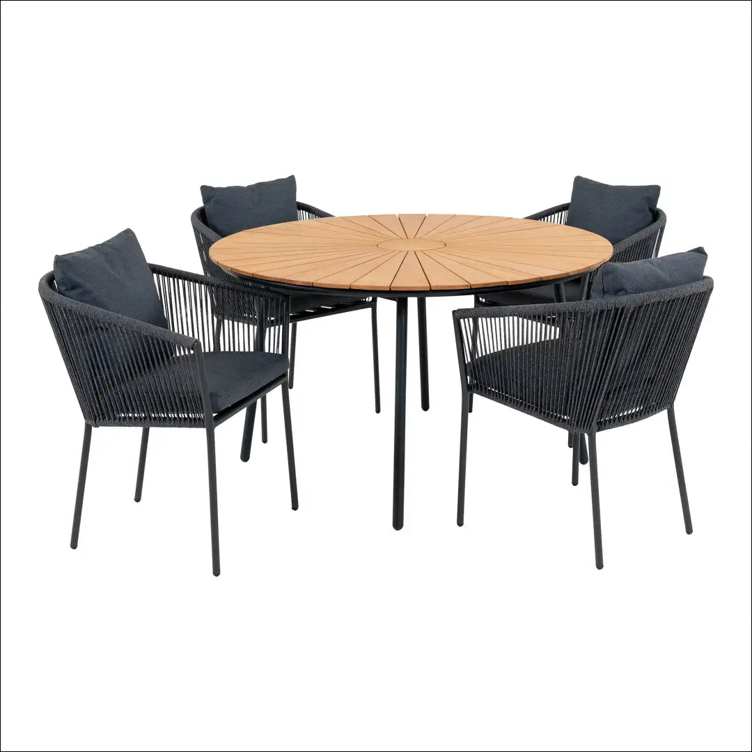 Valgomojo stalas ir 4 valgomojo kėdės RD1167 - €1,082 Save 15% __label:Pristatymas 5-14 d.d., nordic, Outdoor sets,