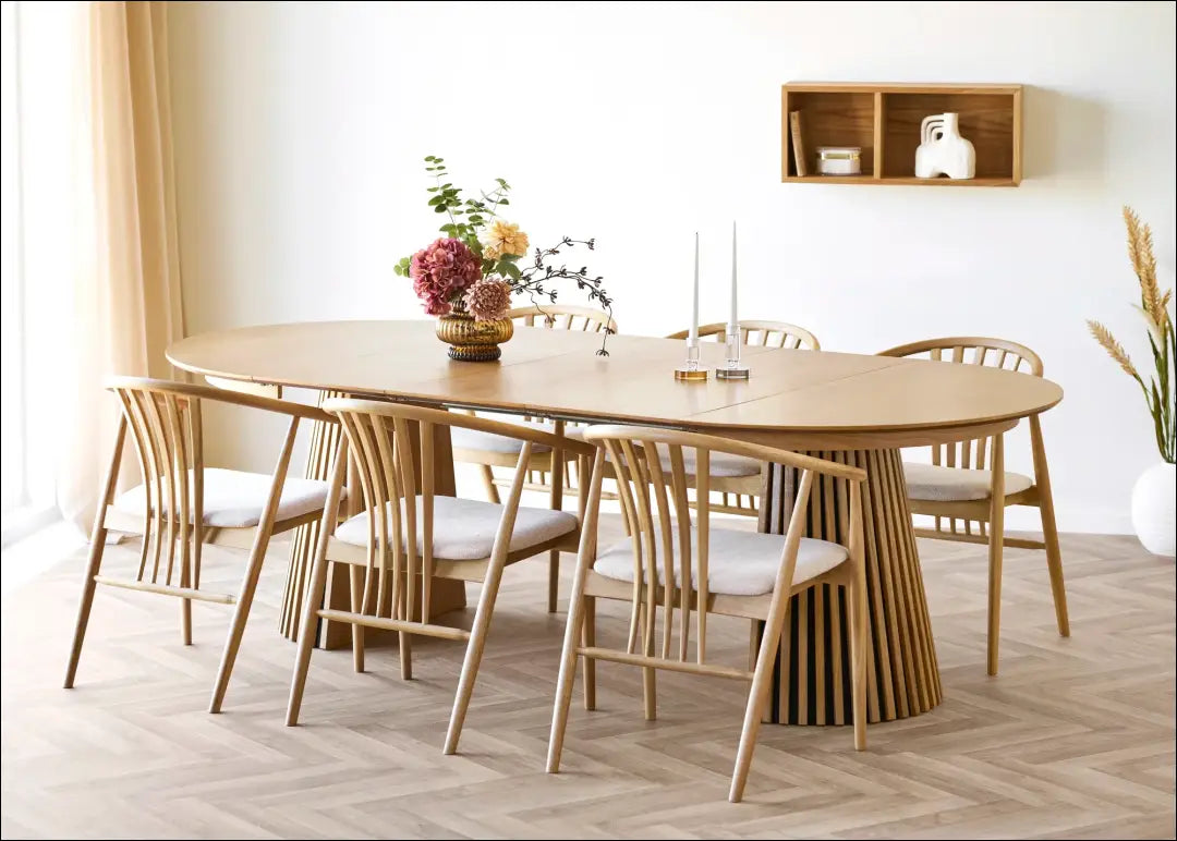 Valgomojo stalas ir 6 valgomojo kėdės RD1146 - €2,577 Save 15% __label:Pristatymas 5-14 d.d., Dining sets, nordic,