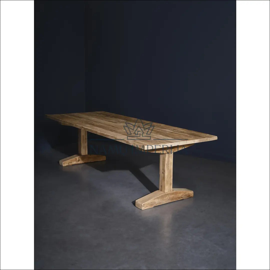 Valgomojo stalas iš perdirbtos medienos VI938 - €673 Save 50% __label:Pristatymas 1-2 d.d., color-ruda,