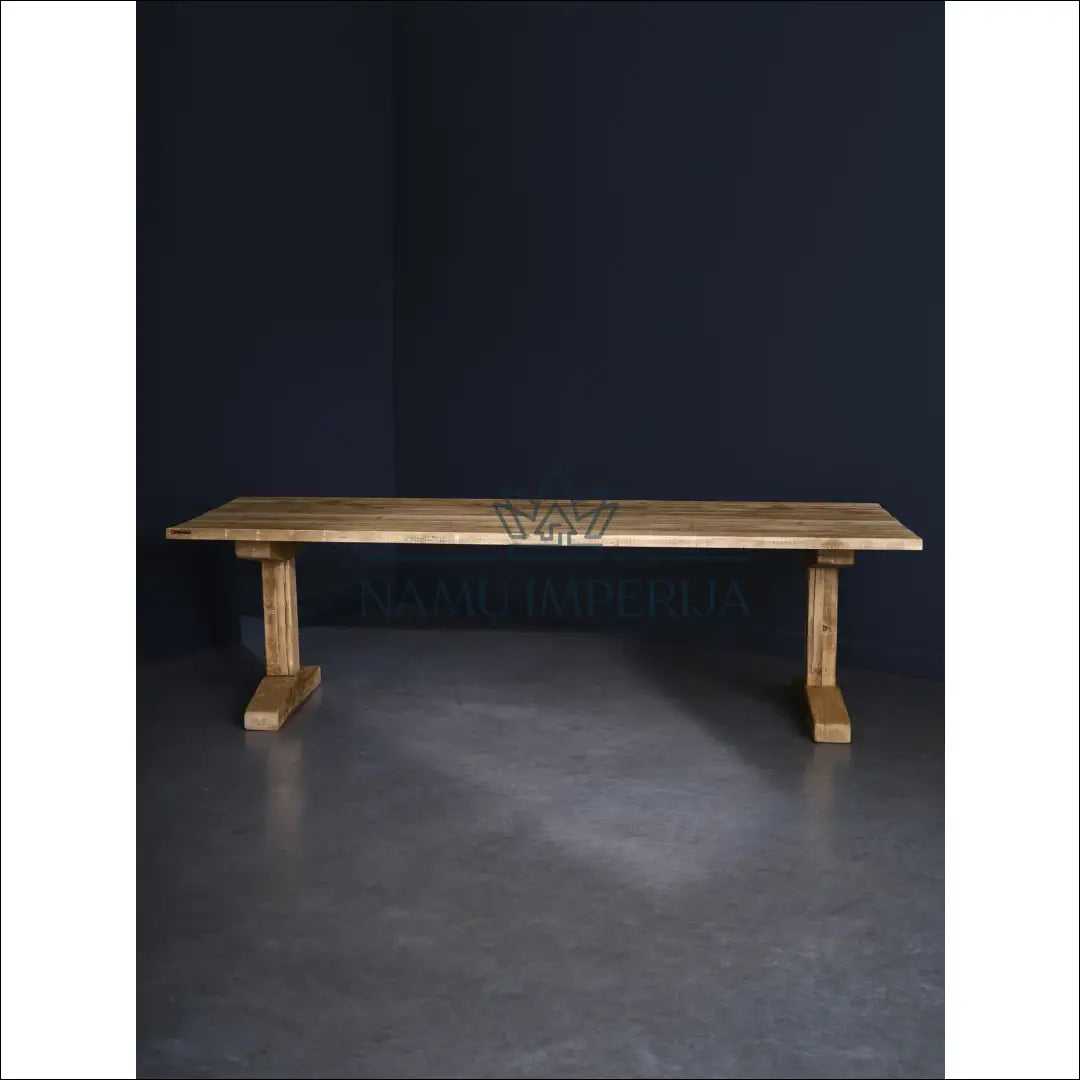 Valgomojo stalas iš perdirbtos medienos VI938 - €673 Save 50% __label:Pristatymas 1-2 d.d., color-ruda,