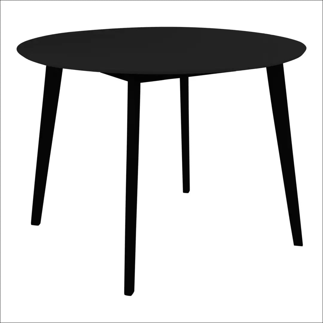 Valgomojo stalas juodas ø105x75 cm RD396 - €131 Save 15% 100-200, Dining tables, Juoda, nordic, uzsakomi €100 to €200