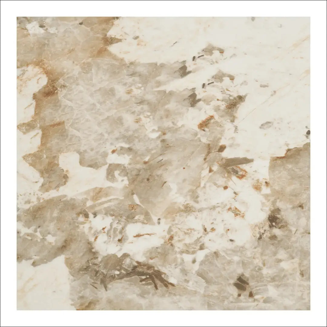 Valgomojo stalas keraminis stalviršis balta/ruda ø120x76 cm RD444 - €503 Save 15% __label:Pristatymas 5-14 d.d., Balta