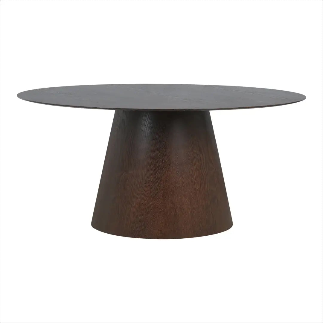 Valgomojo stalas riešutmedžio fanera ovalus tamsiai rudas 90x160x75 cm RD092 - €649 Save 15% Dining tables, nordic,