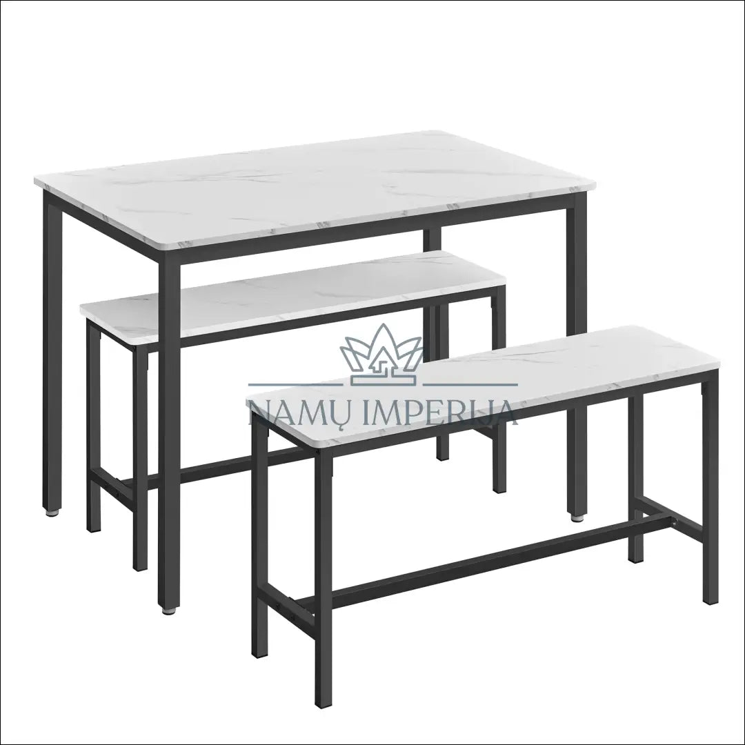 Valgomojo stalas su suolais (2vnt) komplektas SM433 - €138 Save 30% 100-200, __label:Pristatymas 5-14 d.d.,