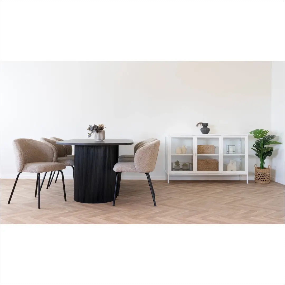 Valgomojo stalas tamsiai rudas 100x210x75 cm RD474 - €569 Save 15% __label:Pristatymas 5-14 d.d., Dining tables,