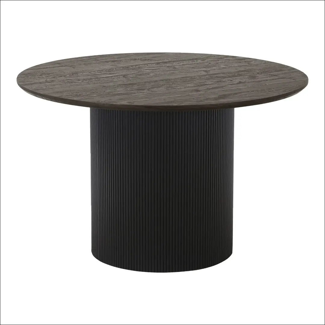 Valgomojo stalas tamsiai rudas ø120x75 cm RD476 - €455 Save 15% __label:Pristatymas 5-14 d.d., Dining tables, nordic,