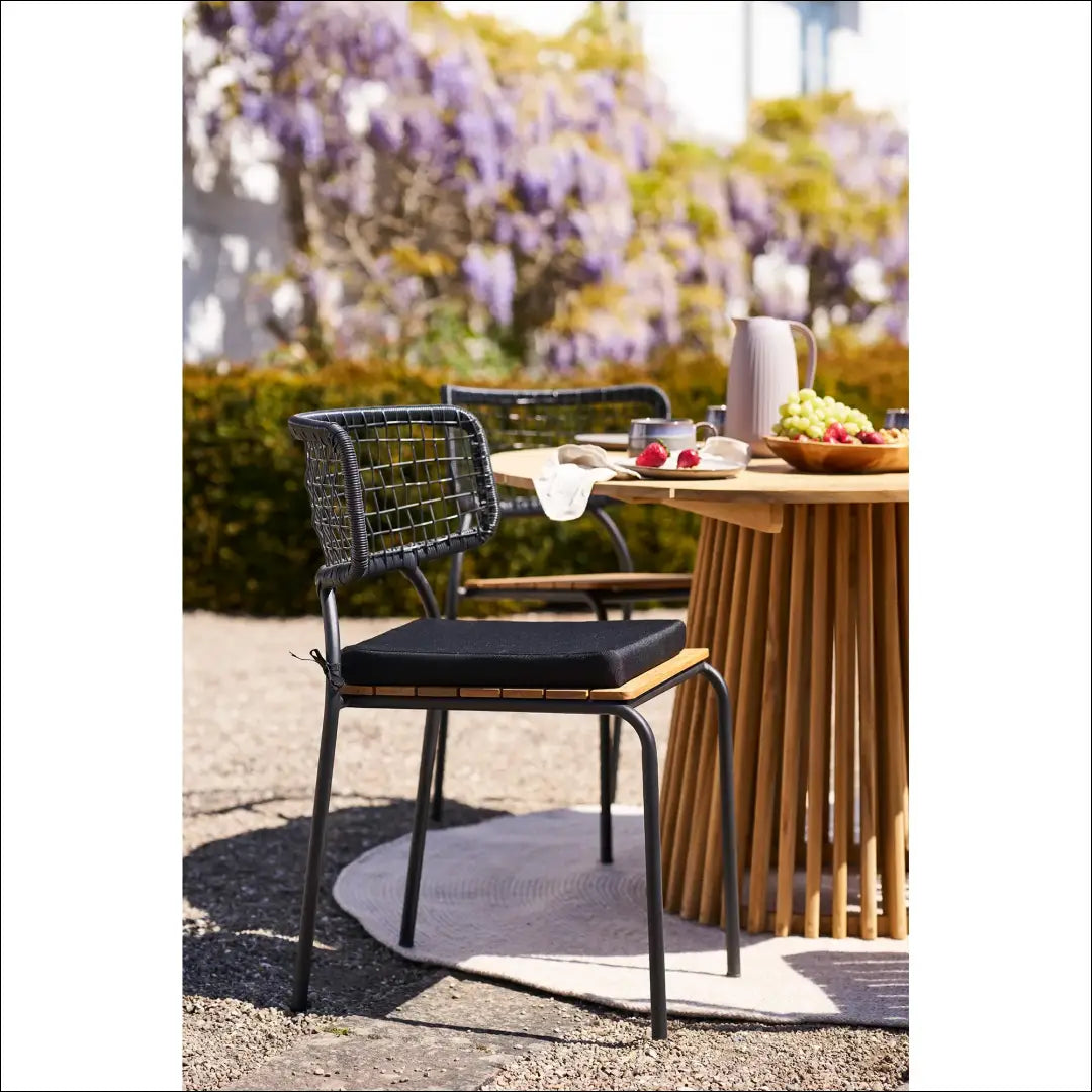 Valgomojo stalas tikmedis natūralus ø120x75 cm RD1090 - €714 Save 15% __label:Pristatymas 5-14 d.d., Dining tables,