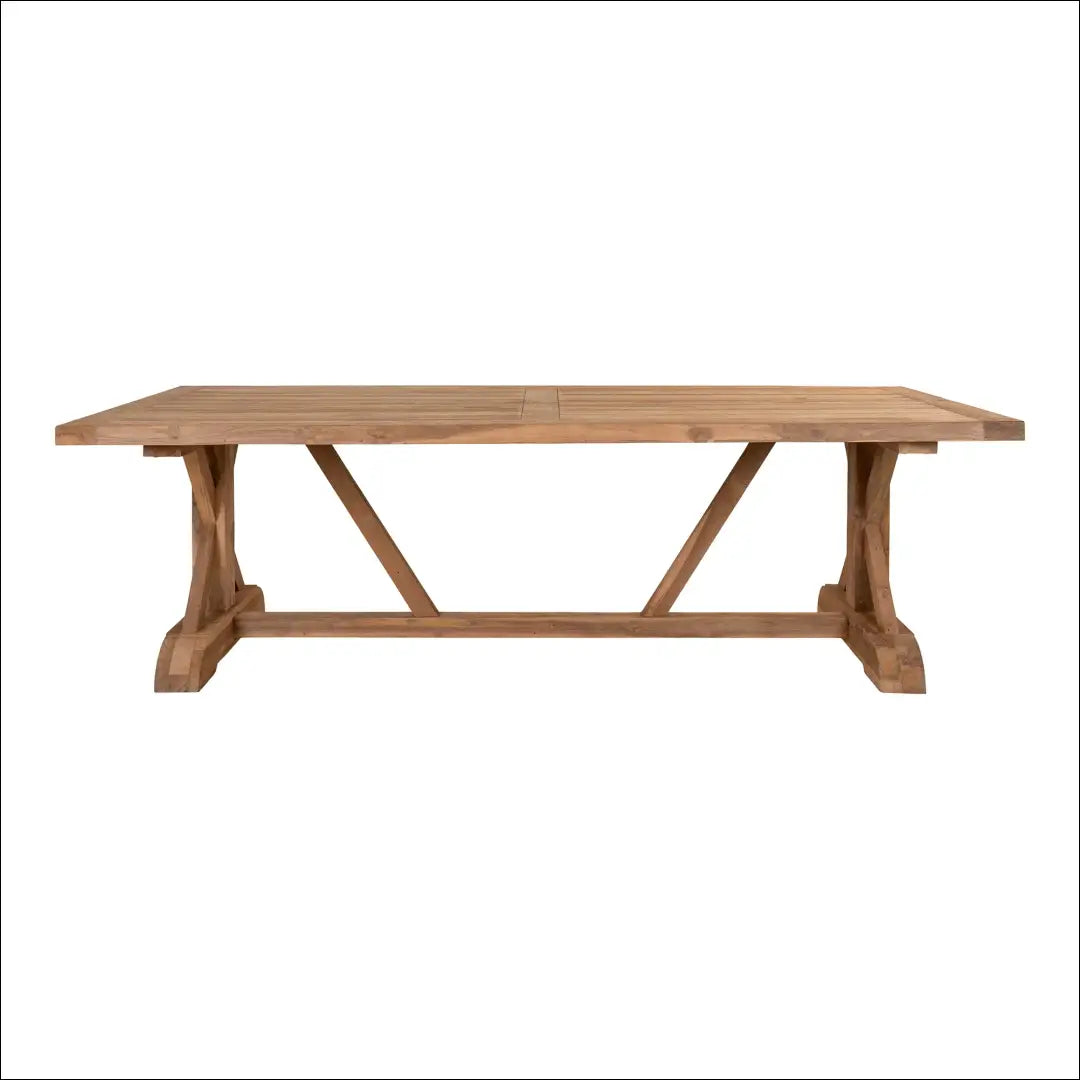 Valgomojo stalas tikmedžio mediena natūrali 100x240x75 cm RD1045 - €1,365 Save 15% __label:Pristatymas 5-14 d.d.,