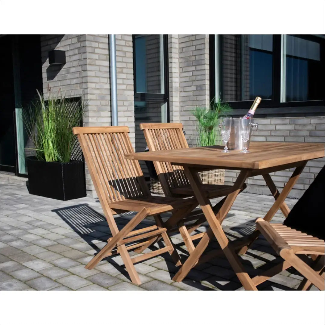 Valgomojo stalas tikmedžio mediena natūrali 120x80x75 cm RD1087 - €257 Save 15% __label:Pristatymas 5-14 d.d., Dining