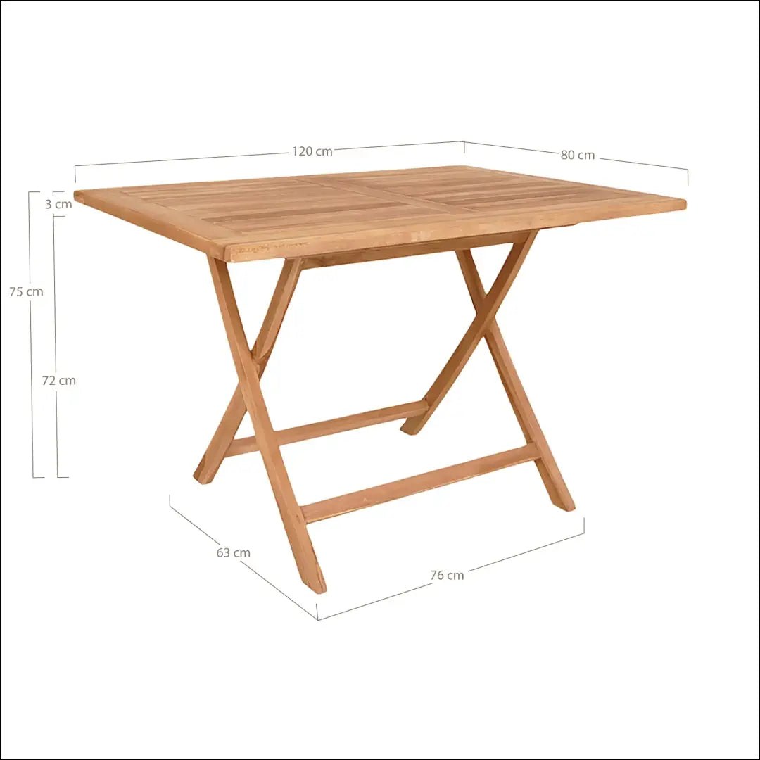 Valgomojo stalas tikmedžio mediena natūrali 120x80x75 cm RD1087 - €257 Save 15% __label:Pristatymas 5-14 d.d., Dining