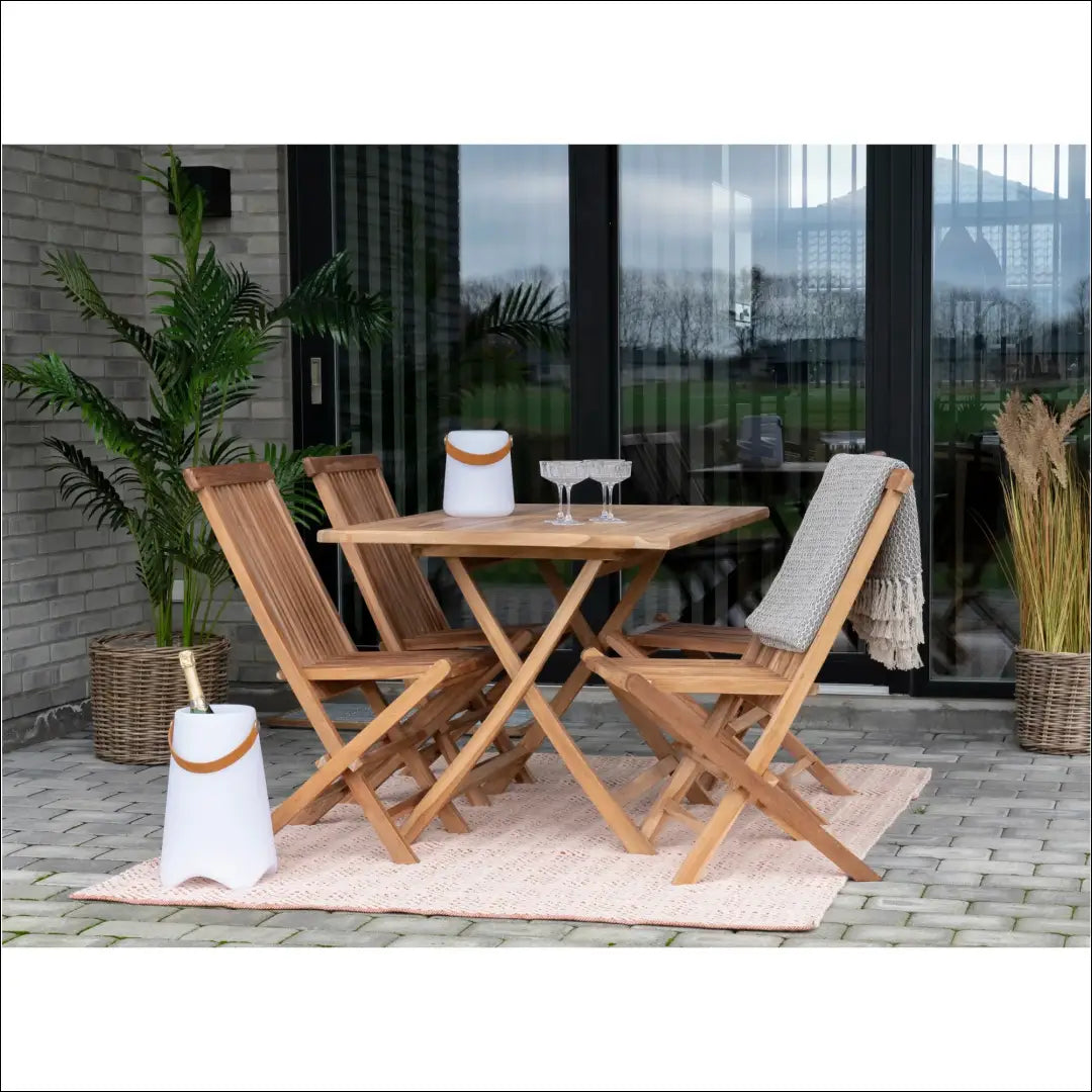 Valgomojo stalas tikmedžio mediena natūrali 120x80x75 cm RD1087 - €257 Save 15% __label:Pristatymas 5-14 d.d., Dining