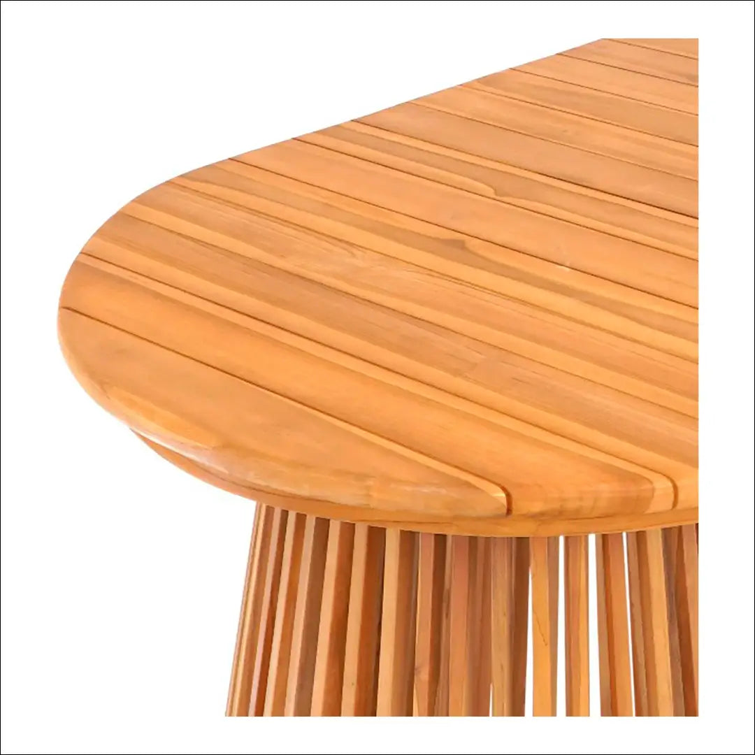 Valgomojo stalas tikmedžio mediena natūrali 90x200x75 cm RD1091 - €956 Save 15% __label:Pristatymas 5-14 d.d., Dining
