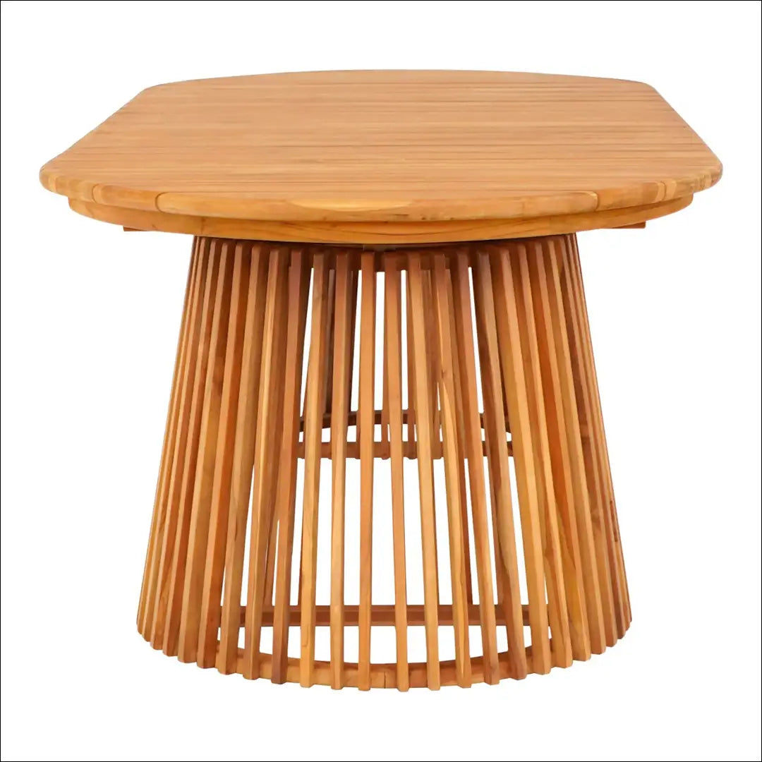 Valgomojo stalas tikmedžio mediena natūrali 90x200x75 cm RD1091 - €956 Save 15% __label:Pristatymas 5-14 d.d., Dining