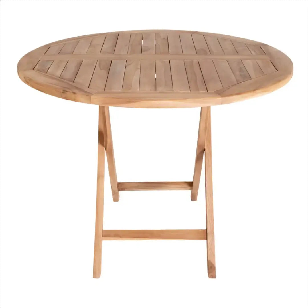 Valgomojo stalas tikmedžio natūralus ø100x75 cm RD1088 - €244 Save 15% __label:Pristatymas 5-14 d.d., Dining tables,